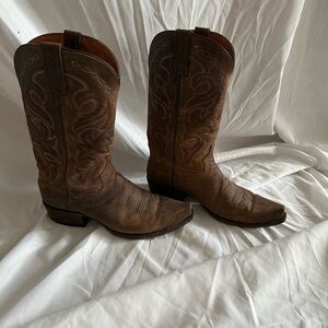 Dan Post Men’s 9.5 (D) Western Renegade Bay Cowboy Boots Brown